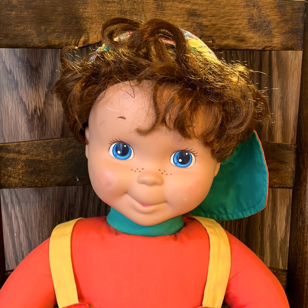 Playskool My Buddy Doll 1993 with Patchwork Overalls